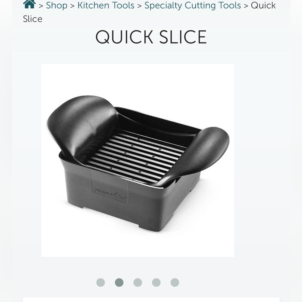Quick slice by Pampered chef brand new never used